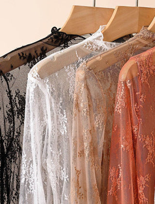 The Lariat Lace Top {Tan}