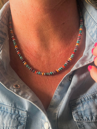 The Spiny Pearl Necklace (19”)