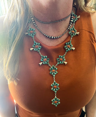 The Mojave Ember Lariat Necklace