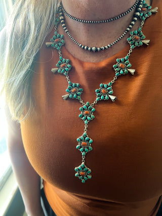 The Mojave Ember Lariat Necklace
