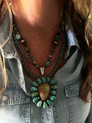 The High Plains Pendant Necklace by Betty Tom
