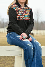 Turn and Burn Aztec Half Zip