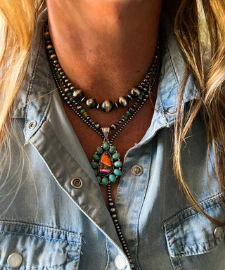 The Mojave Crest Cluster Necklace (16”)