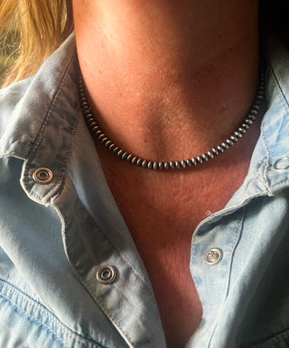 The Prairie Saucer Necklace (16”)