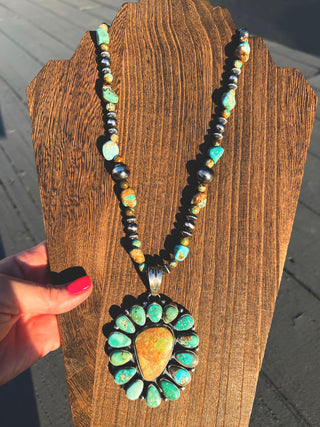 The High Plains Pendant Necklace by Betty Tom