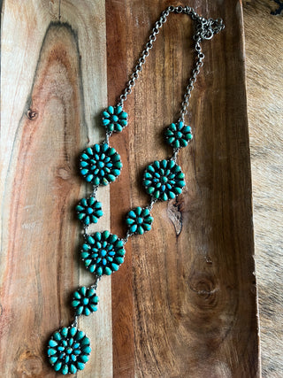 The Wild Spirit Cluster Lariat Necklace