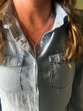 The Laredo Lariat Necklace (20”)
