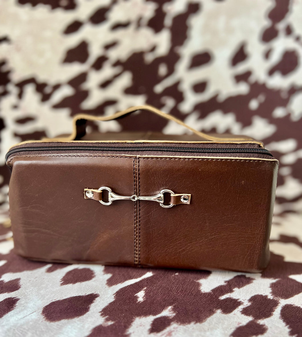 Snaffle Bit Toiletry/Makeup Bag