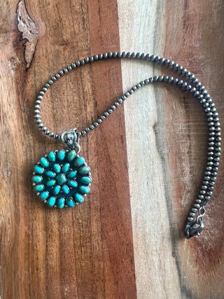 The Kingman Bloom Cluster Necklace