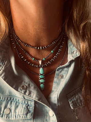 The Carico Moon Necklace (16”) by L. Ramone
