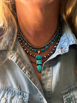 The Painted Mesa Necklace By Jameson Garcia (16”)