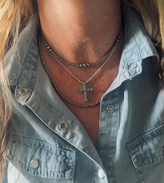 The Silver Creek Cross Necklace