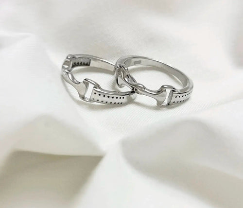 The Snaffle Bit Ring (Silver)