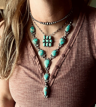 White Water Luxe Cluster Bar Necklace by Sharon Francisco