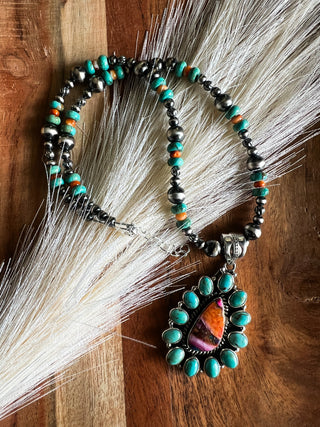 The Mojave Crest Cluster Necklace (16”)