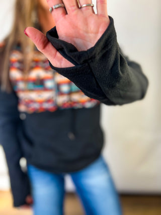 Turn and Burn Aztec Half Zip