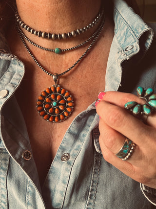 The Desert Heat Cluster Necklace