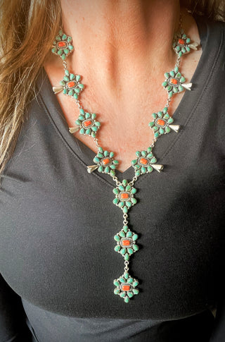 The Mojave Ember Lariat Necklace