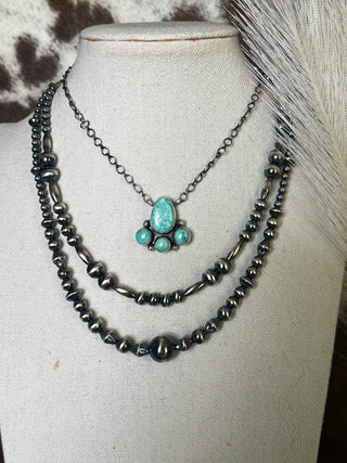 The Sterling Drifter Pearl Necklace (16”)