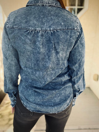 The Dusty Denim Top