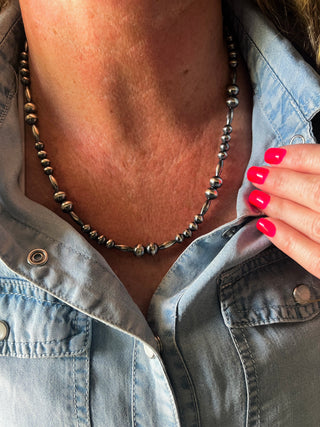 The Iron Range Pearl Necklace (14” and 20")