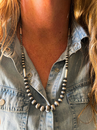 The Moonstone Mesa Pearl Necklace (24”)