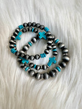 Cross Pearl Bracelet Set {Silver}