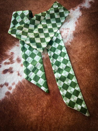 Gingham Green Twilly