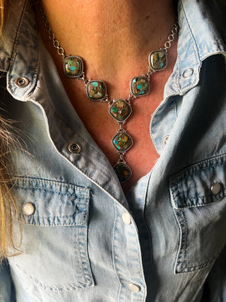 The Royston Split Sky Lariat Necklace