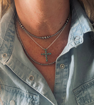 The Silver Creek Cross Necklace