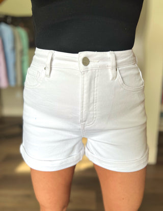 Risen Brand White Shorts