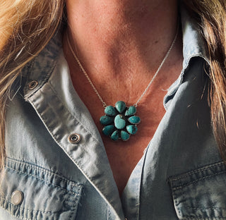 The Sonoran Santa Fe Cluster Necklace