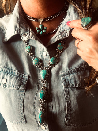 The Prairie Saucer Necklace (14”)