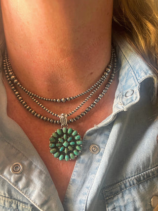 The Kingman Bloom Cluster Necklace
