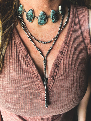 The Azure Horizon Necklace Set by Rena Shelly