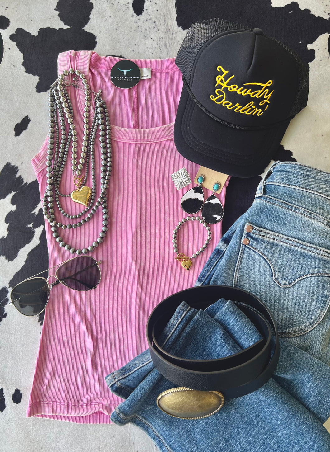 Everyday Day Tank {Dusty Pink}