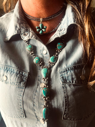 The Prairie Saucer Necklace (14”)