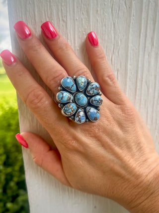 The Golden Hills Mesa Ring by Sharon Francisco