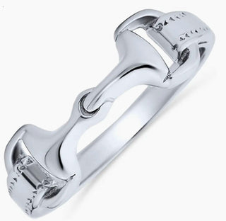 The Snaffle Bit Ring (Silver)