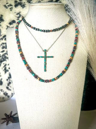 The Spiny Pearl Necklace (19”)