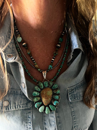 The High Plains Pendant Necklace by Betty Tom