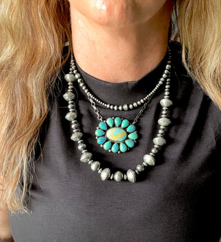 The Saguaro Cluster Necklace by Mary Ann Spencer