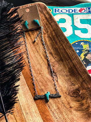 CowGirl Lightning Bolt Necklace Set