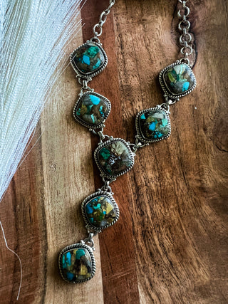 The Royston Split Sky Lariat Necklace