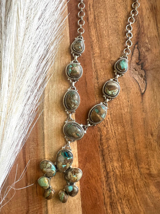 The Royston Ribbon Naja Lariat Necklace