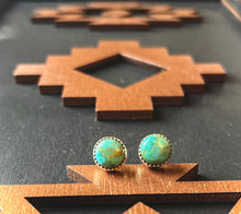 Hank Turquoise Stud Earrings