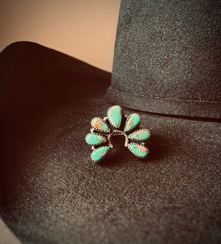 Roping Turquoise Ring
