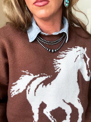 The Brave Horse Sweater