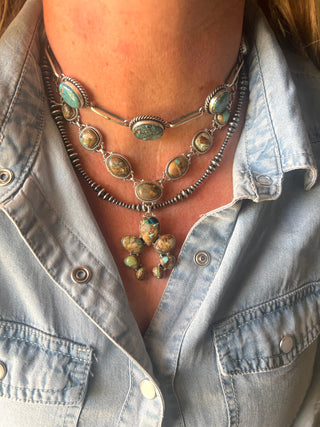 The Royston Ribbon Naja Lariat Necklace