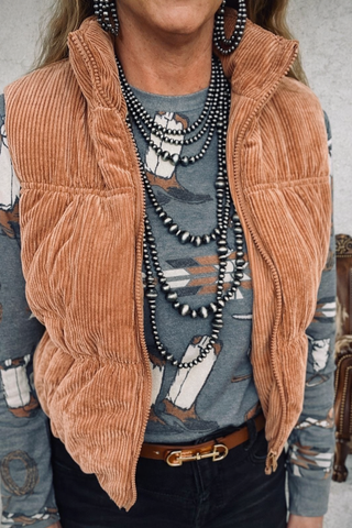 The Laredo Vest {Camel}